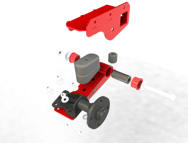suplex 900 suspension independiente para trailer vista explode