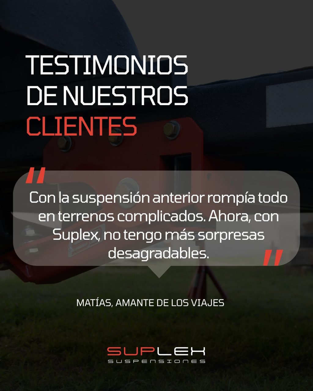 Instagram post from suplex.suspensiones. This post is in position 1.